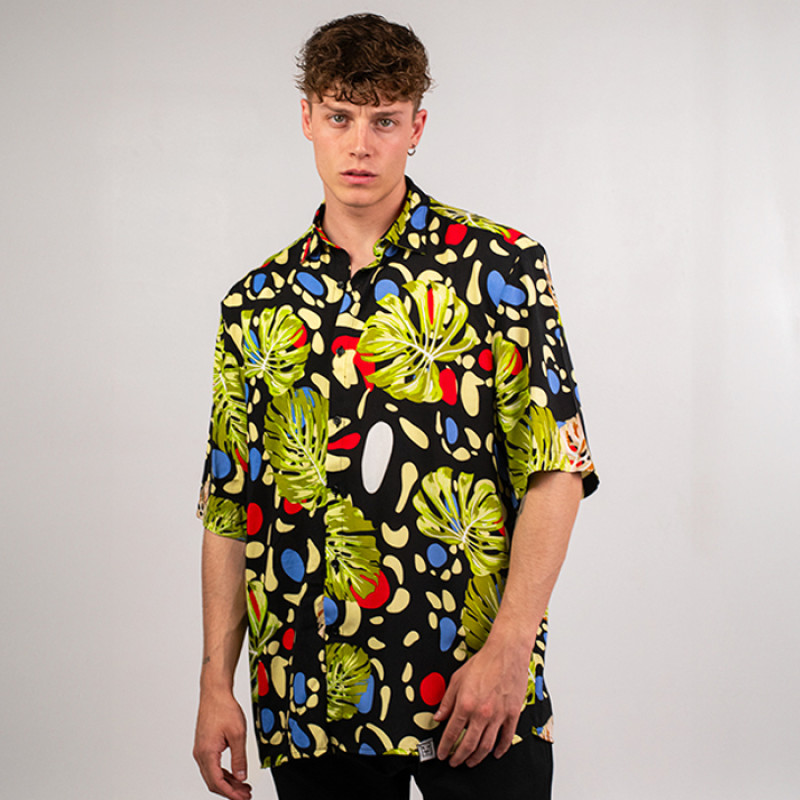 SALTY SLANG SHIRT   HAWAI LEAVES SLU123TK03-2020
