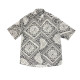 SALTY SLANG HAWAI SHIRT  LACHOURI BLACK&WHITE SLU123TK07-1820