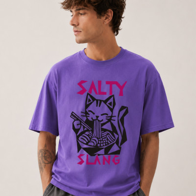 SALTY SLANG NOODLE CAT TEE SLU126TB03-26