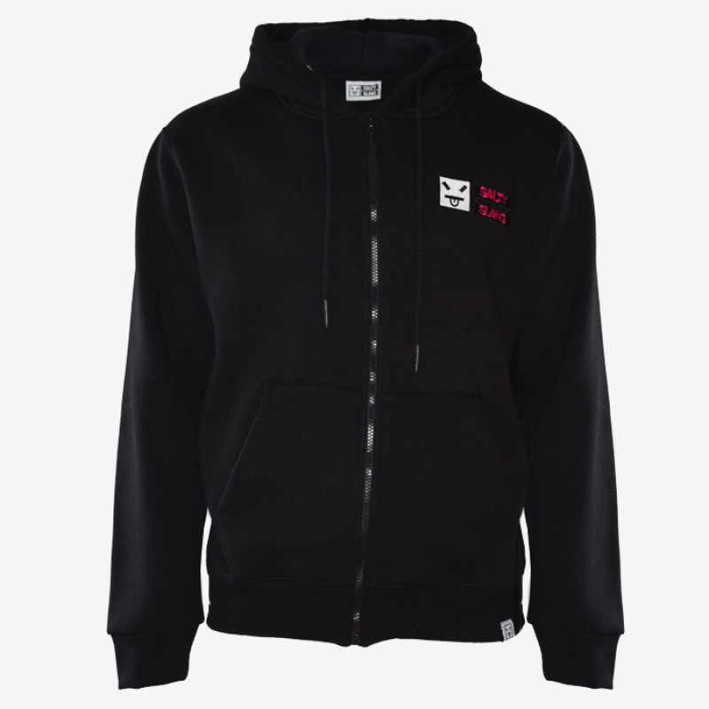 SALTY SLANG BASIC LOGO EMBROIDERY ZIP HOODIE SLU223TC03-2020
