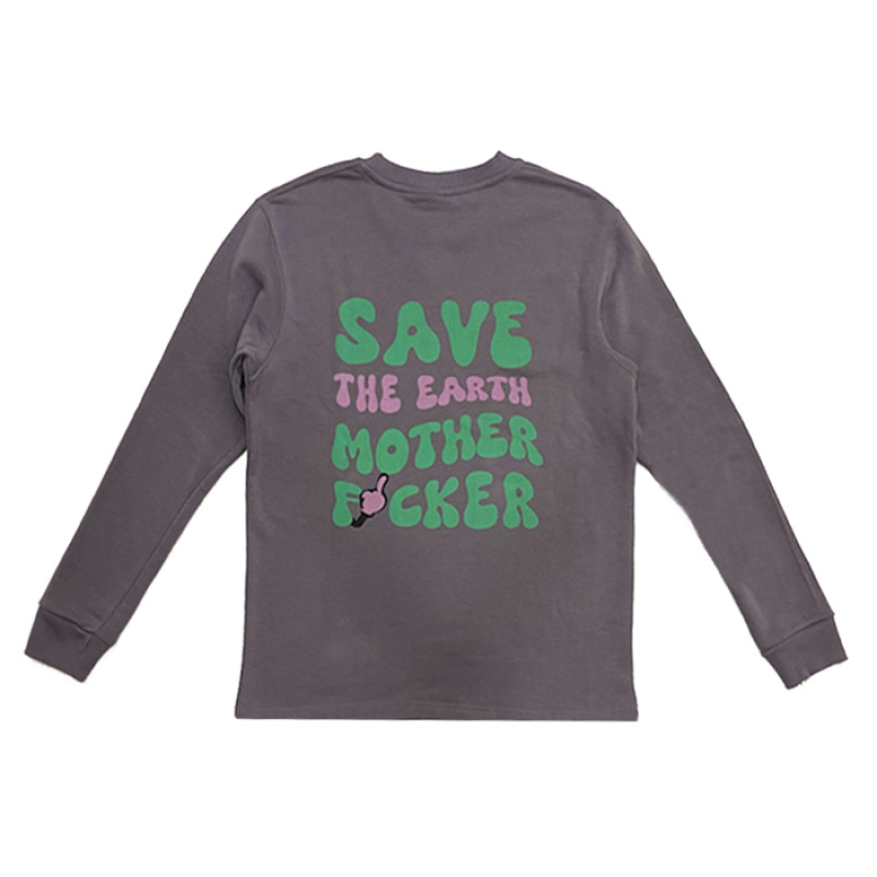 SALTY SLANG SAVE THE EARTH LONGCROP SLU224TQ04-0202