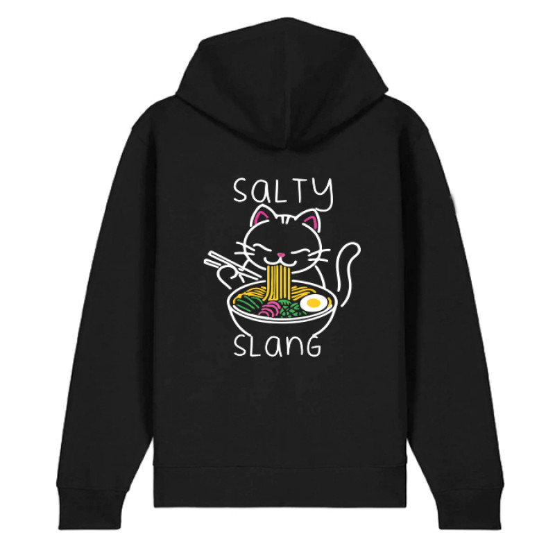 SALTY SLANG  NOODLE CAT ZIP HOODIE SLU225TC09-2020
