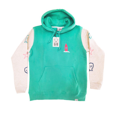 SALTY SLANG ALOHA EMBROIDERY HOODIE SLU226TM07-5822