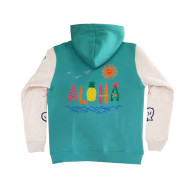 SALTY SLANG ALOHA EMBROIDERY HOODIE SLU226TM07-5822