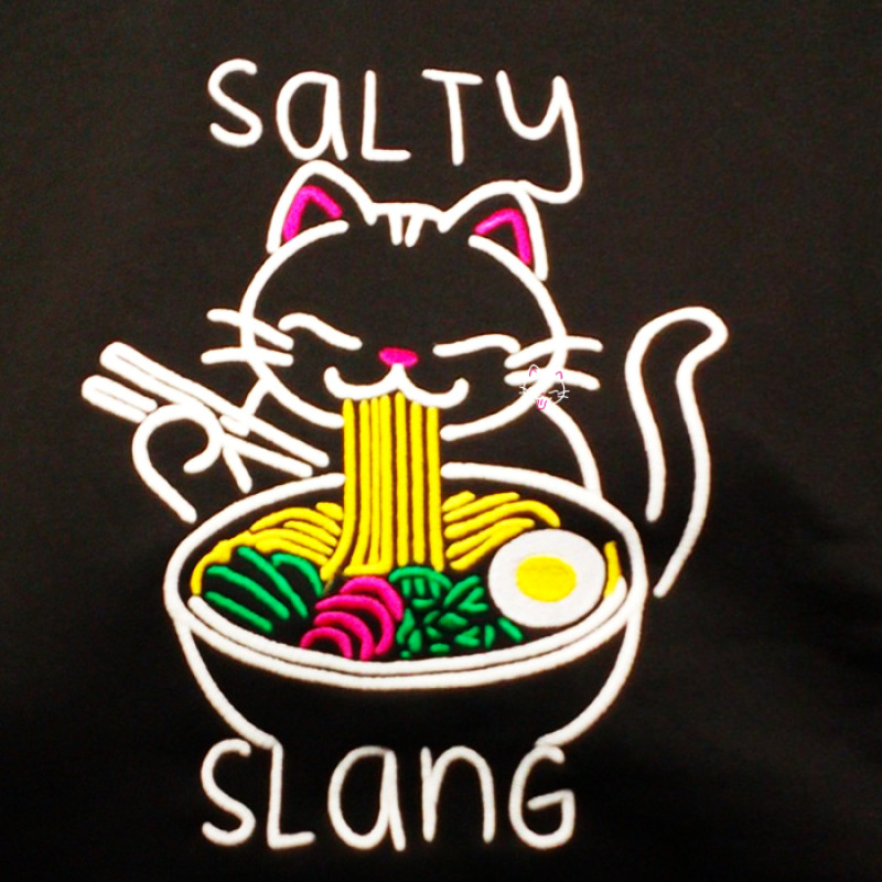 SALTY SLANG NOODLE CAT HOODIE SLU226TM08-2020