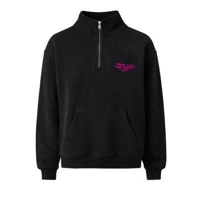 SALTY SLANG LET TONGUE OUT HALF ZIP SLU226TS01-20