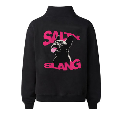 SALTY SLANG LET TONGUE OUT HALF ZIP SLU226TS01-20